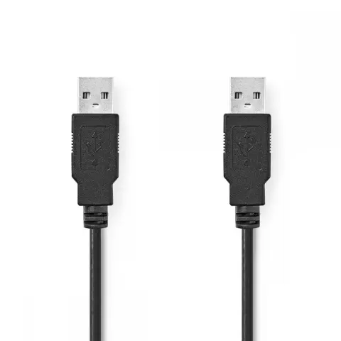 NEDIS USB Összekötő Fekete 2m CCGL60000BK20