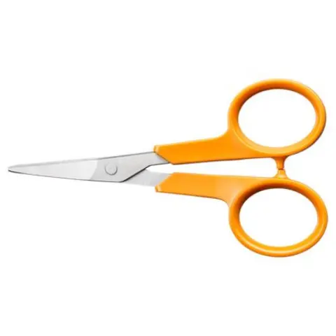 FISKARS Classic körömvágó olló hajlított 10 cm narancssárga