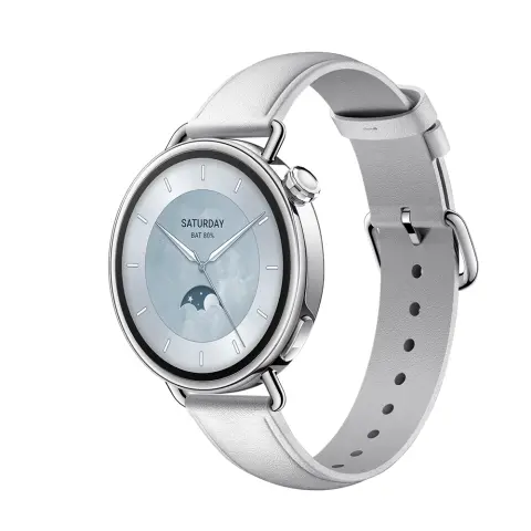 XIAOMI Watch S4 41mm bőr szíj fehér