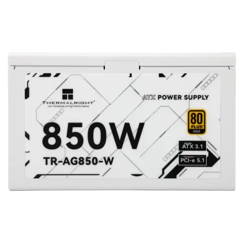 THERMALRIGHT TR-AG 850-W Moduláris 850W 80 Plus Gold tápegység fehér