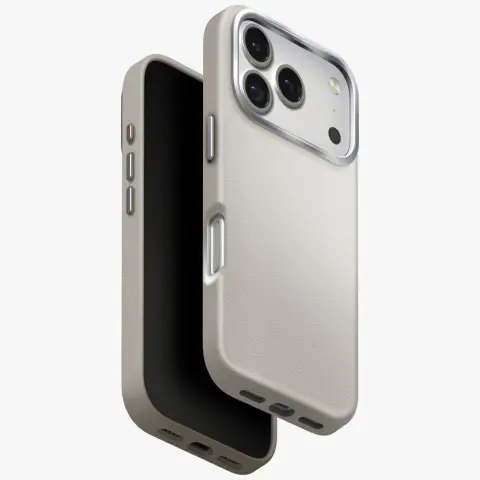 UNIQ Lyden MagSafe bőrtok Apple iPhone 17 Pro / iPhone 18 Pro ezüst