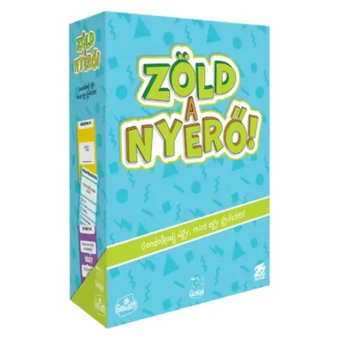 GOLIATH Zöld a nyerő társasjáték