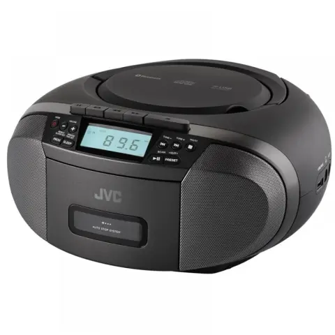 JVC RC-E 444 B CD-s kazetofon Radio crno