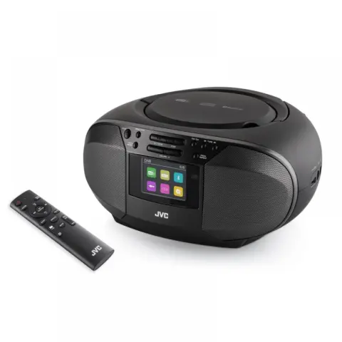 JVC RDE664BDAB CD-s DAB radio crno