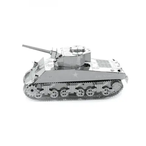 METAL EARTH Sherman tank 3D fém modell