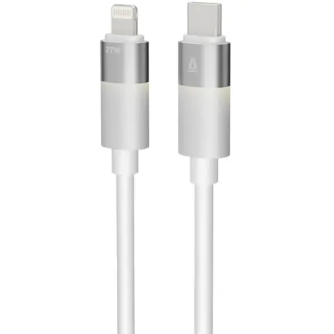 AVAX USB 2.0 Type C Lightning Töltő/adat Bijela 1m CB314