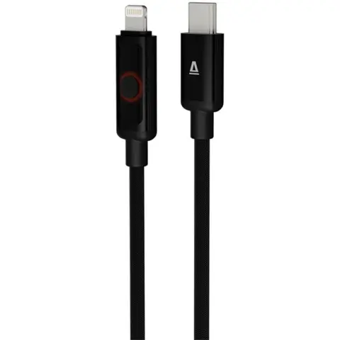 AVAX USB 2.0 Type C Lightning Töltő/adat Siva 1m CB651
