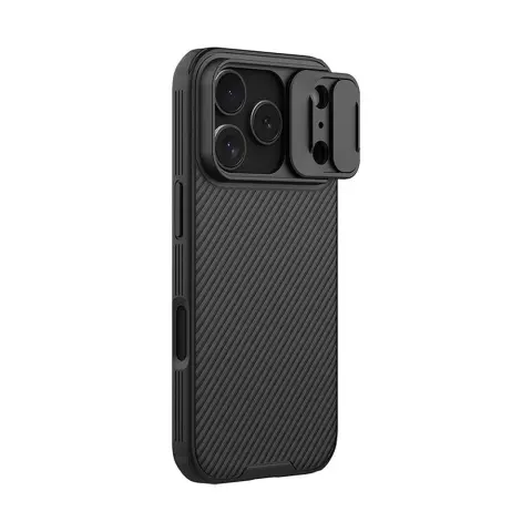 NILLKIN CamShield Pro hátlap csúsztatható kameravédelem iPhone 17 Pro / iPhone 18 Pro fekete