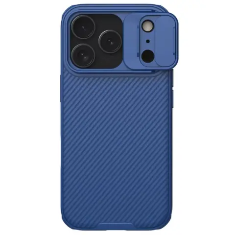 NILLKIN CamShield Pro Back Cover with Sliding Camera Protection iPhone 17 Pro / iPhone 18 Pro blue