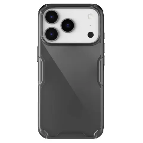 NILLKIN Nature Pro hátlap Apple iPhone 17 Pro Max / iPhone 18 Pro Max átlátszó-fekete