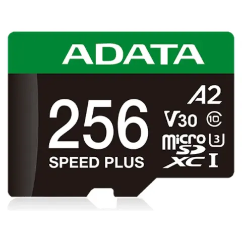 ADATA SPEED PLUS 256GB MicroSDXC 160 MB/s UD256GUI3V30A2SP-RA1