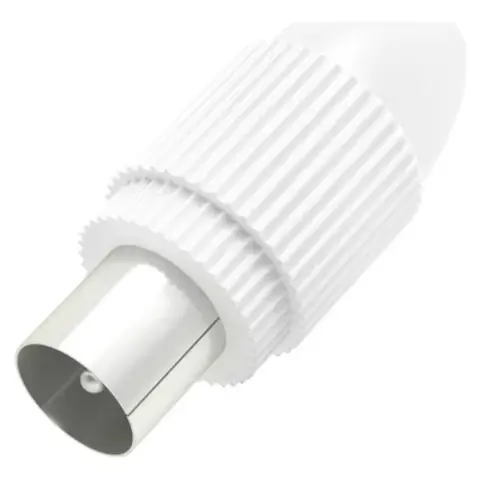 HAMA Koax Csatlakozó Fehér 3cm 205213