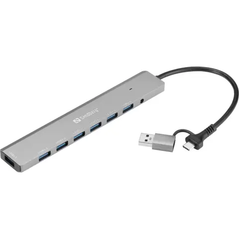SANDBERG USB-C/A 7 x USB 3.0 Hub