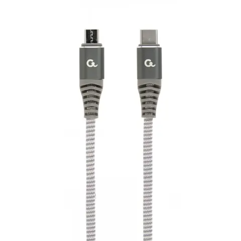 GEMBIRD USB Micro USB Átalakító Szürke 1.5m CC-USB2B-CMMBM-1.5M
