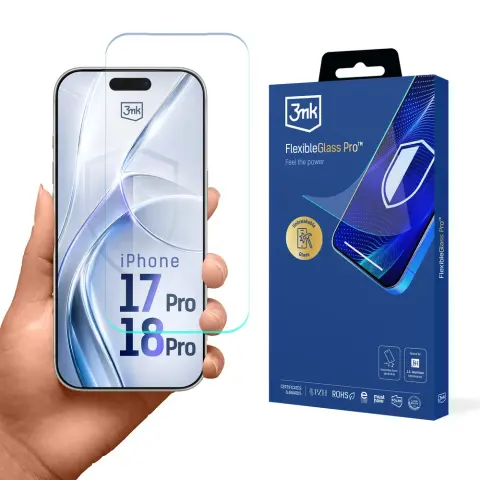 3MK FlexibleGlass Pro képernyővédő iPhone 17 Pro / iPhone 18 Pro