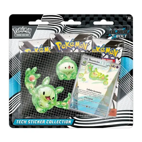 Pokémon TCG: SV10.5 Black Bolt Tech Sticker Collection kártya csomag