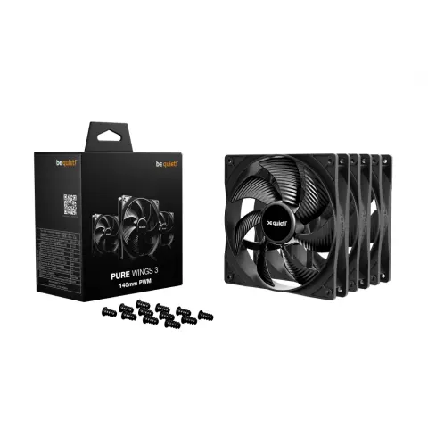 BE QUIET! Pure Wings 3 140mm PWM 3 darabos szett