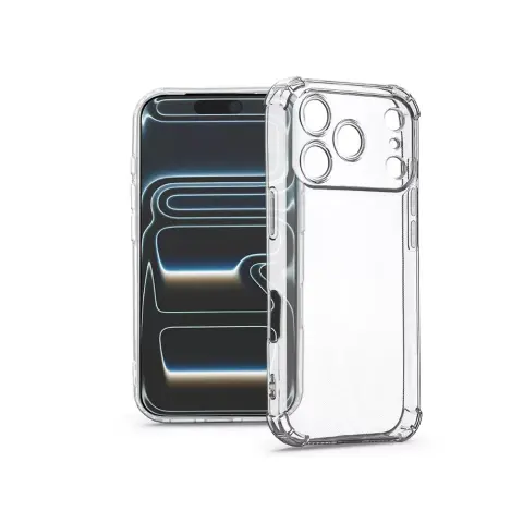 HAFFNER Anti Shock Szilikon hátlap iPhone 17 Pro / iPhone 18 Pro átlátszó