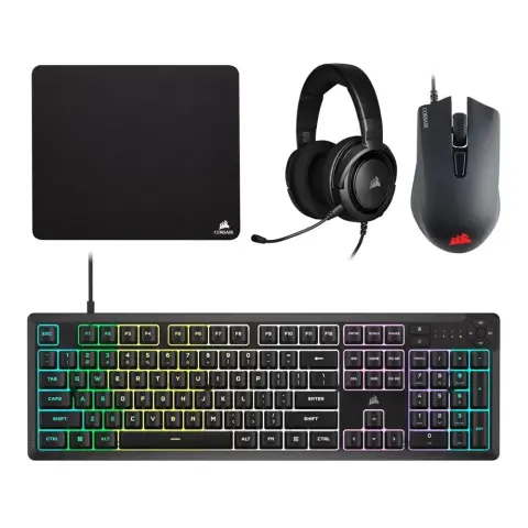 CORSAIR CH-9226F65-NA 4in1 vezetékes gamer szett US Angol fekete