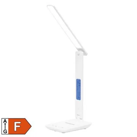 SOMOGYI ELECTRONIC LA 10 Q LED Asztali lámpa szabályozható Qi töltővel fehér