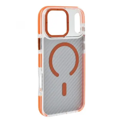 GIGAPACK iPhone 17 Pro Max / iPhone 18 Pro Max silicone phone case shockproof magsafe orange