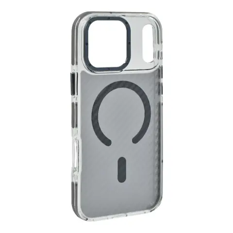 GIGAPACK iPhone 17 Pro Max / iPhone 18 Pro Max szilikon telefonvédő ütésállóság magsafe sötétszürke