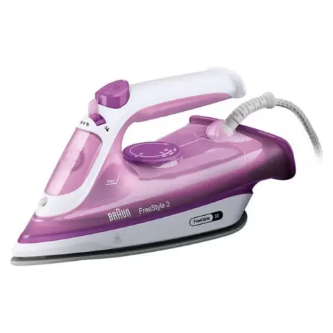 BRAUN FI 3124 PU FreeStyle 3 Gőzölés vasaló 2400W Lila