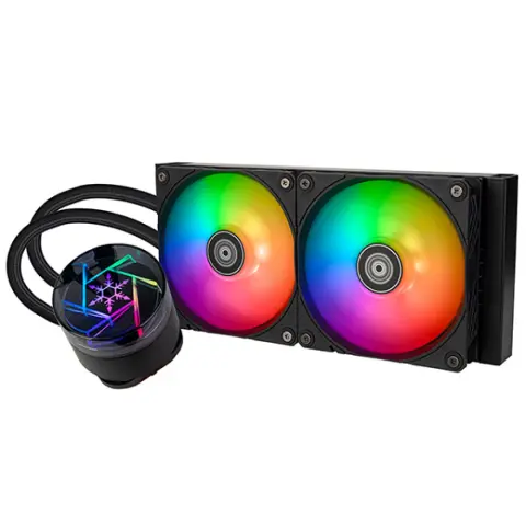SILVERSTONE NovaPeak 240 ARGB fekete