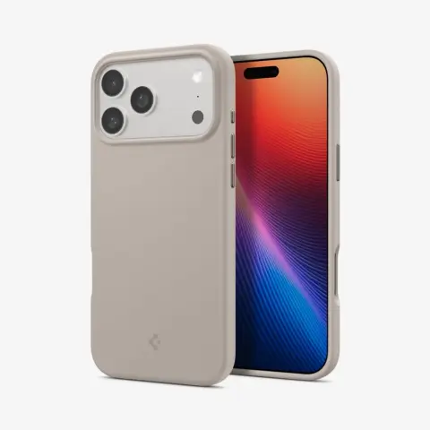 SPIGEN Silicone Fit MagFit MagSafe tok iPhone 17 Pro Max / iPhone 18 Pro Max kőszürke