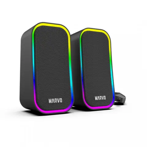 MARVO SG-285 Havoc 20 Hangszóró 2.0 RGB fekete