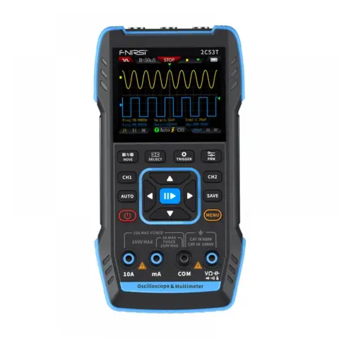 FNIRSI 2C53T 50MHz 250MS/s Handheld 3in1 Oscilloscope Multimeter Signal