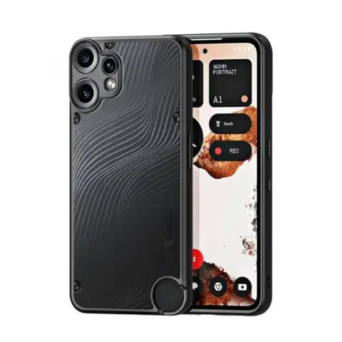 DUX DUCIS Nothing CMF Phone 2 Pro DUX DUCIS AIMO szilikon telefonvédő ütésállóság hullám FEKETE