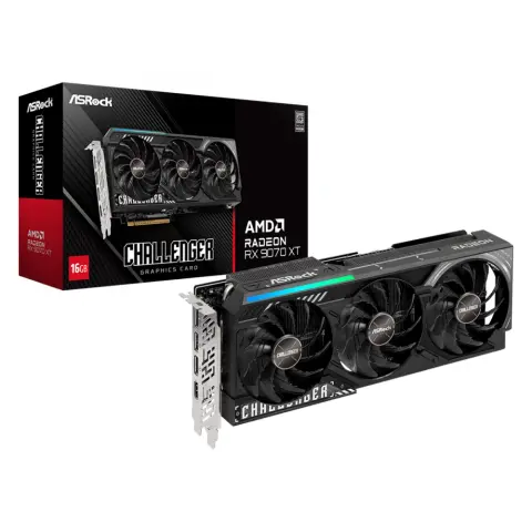 ASROCK Radeon RX 9070 XT 16GB GDDR6 Challenger PCIE