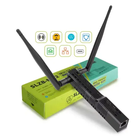 SMLIGHT SLZB-MR2 Zigbee Thread Ethernet PoE LAN USB WiFi adapter CC2674P10