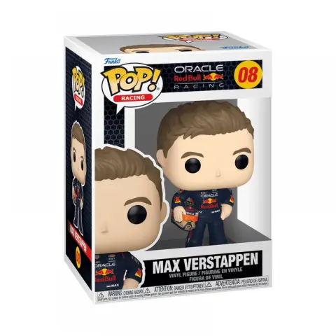 FUNKO Pop Formula 1 - Max Verstappen figura sisakos változat