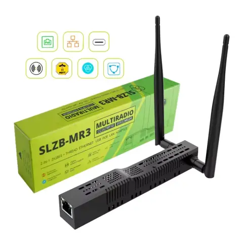 SMLIGHT SLZB-MR3 Zigbee Thread Ethernet PoE LAN USB WiFi adapter CC2652P