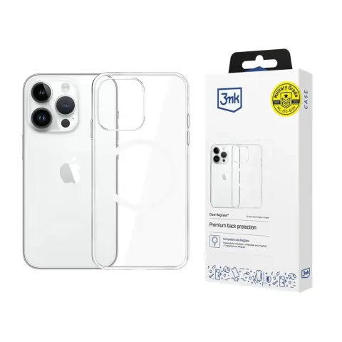 3MK Clear MagCase tok iPhone 14 Pro átlátszó