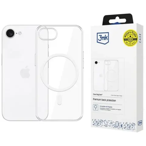 3MK Clear MagCase tok iPhone 16e átlátszó