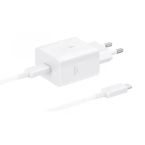 SAMSUNG EP-T4511X mains charger + cable 45W white