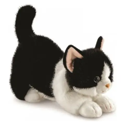 AURORA GIFT Borealis Domino plüss macska figura 30cm