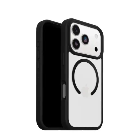 OTTERBOX React Series MagSafe hátlaptok iPhone 17 Pro / iPhone 18 Pro fekete-átlátszó 77-98631