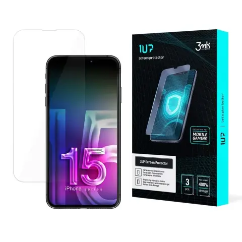 3MK 1UP kijelzővédő iPhone 15 3db
