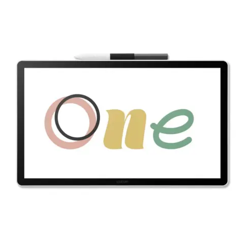 WACOM One 14 grafikus kijelző világosszürke