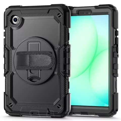TECH-PROTECT Solid ütésálló tok kijelzővédővel Galaxy Tab S11 11.0" fekete
