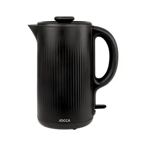JOCCA 2525 Vízforraló Rozsdamentes acél 1500W 1.8L Fekete