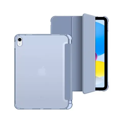 TECH-PROTECT Sc Pen Hybrid oldalra nyíló kitámasztható mappa tok ceruza tartóval Apple iPad 11 2025 / 10.9 2022 kék