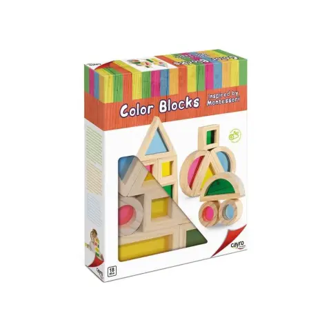 CAYRO GAMES Montessori Color Block 12 darabos