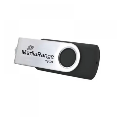 MEDIARANGE MR910 16GB USB 2.0 Ezüst-Fekete