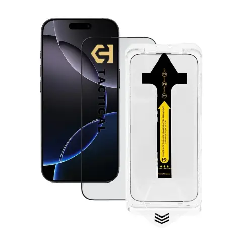TACTICAL Impact Barrier kijelzővédő üvegfólia iPhone 17 Pro Max / iPhone 18 Pro Max fekete