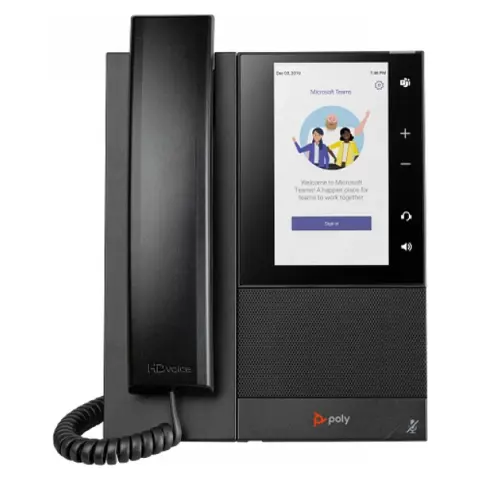 HP 82Z79AA POLY CCX 505 business media phone with PoE support